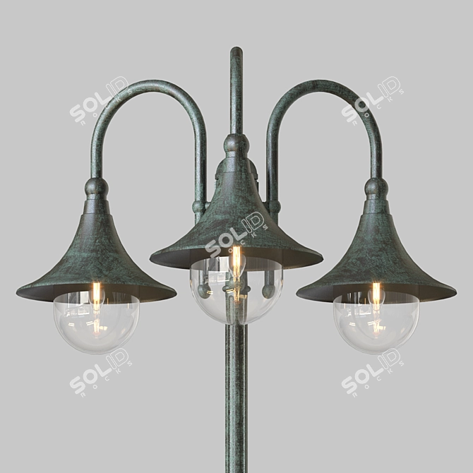 Malaga Light Fixtures: Versatile and Stylish 3D model image 2