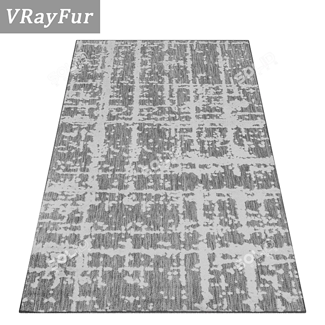 Luxury Carpet Set - High Quality Textures 3D model image 2