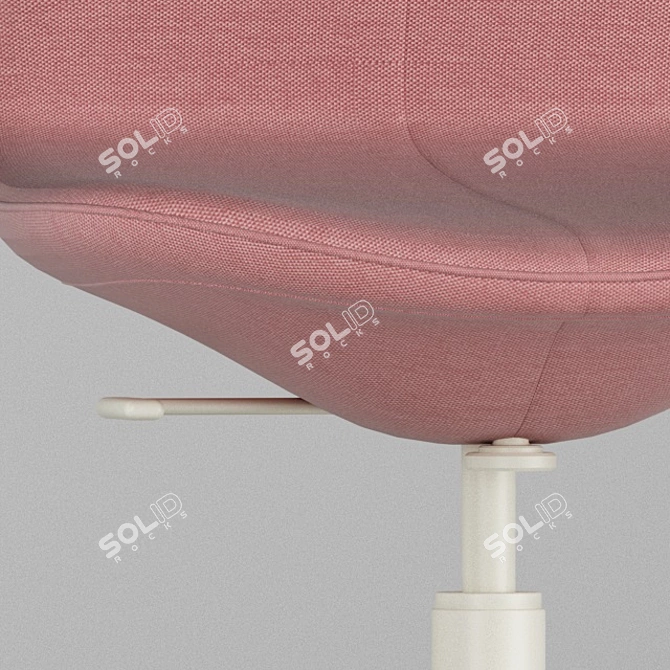 Sleek Swivel Chair: LÅNGFJÄLL Conference 3D model image 2