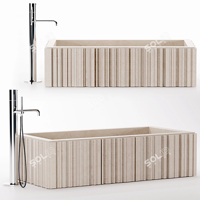 Salvatori ISHIBURO Bath - Elegant and Functional 3D model image 1