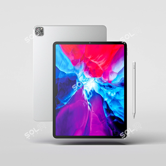 Ultimate iPad Pro 12.9 Bundle 3D model image 3