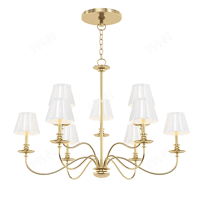 Modern Chandelier Collection 3D model image 4