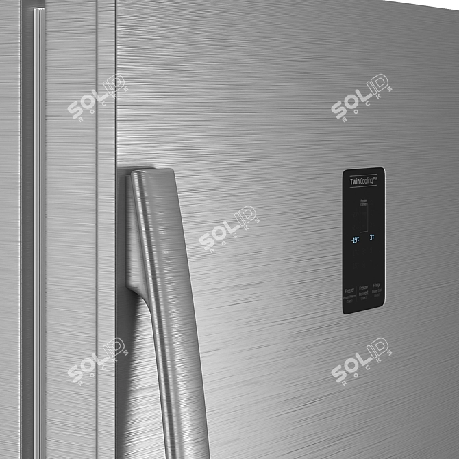 Samsung RT5000 Refrigerator RT35K5410S9 3D model image 4