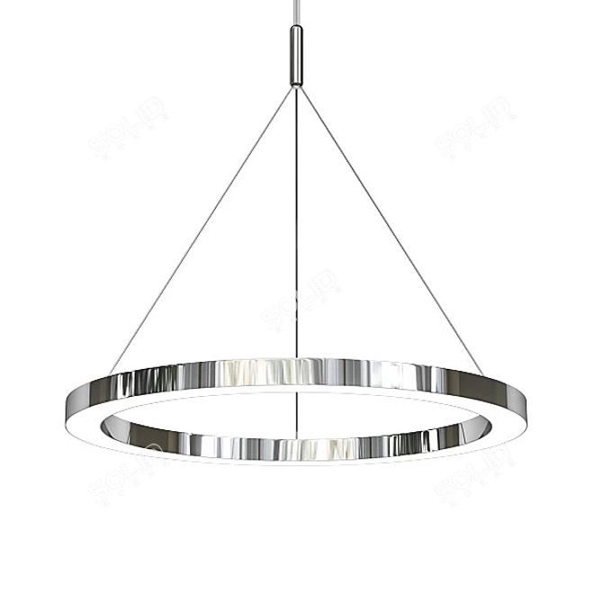 Modern Chandelier Collection: Circolo Tris, Sola 48, Stardust, ZOOM XL 3 3D model image 2