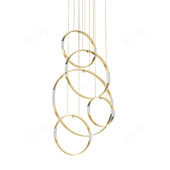 Modern Chandelier Collection: Elegant & Luxurious 3D model image 5