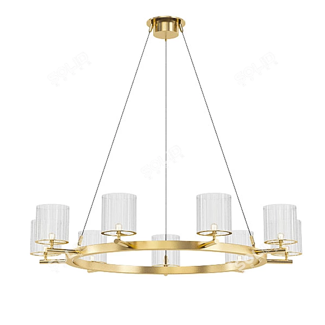 Modern Chandelier Collection 3D model image 3