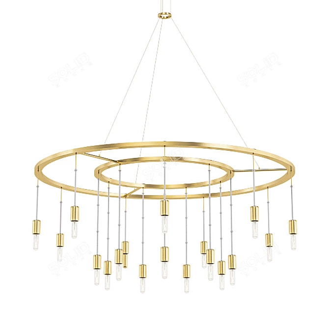 Modern Chandelier Collection 3D model image 5