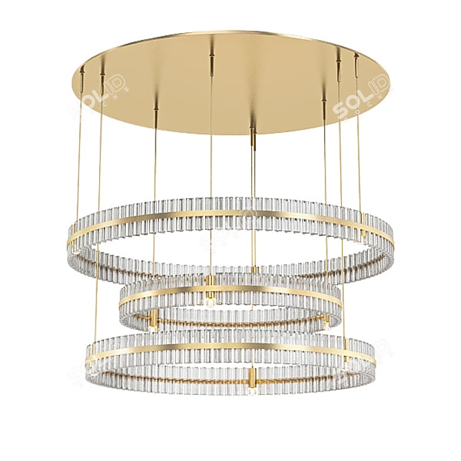 Modern Chandelier Collection 3D model image 5