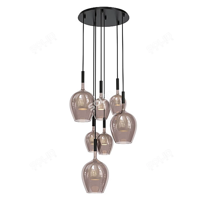 Modern Chandelier Collection 3D model image 5