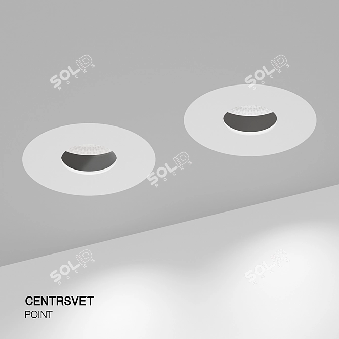 Invisible Glow: Modern LED Ceiling Light 3D model image 4