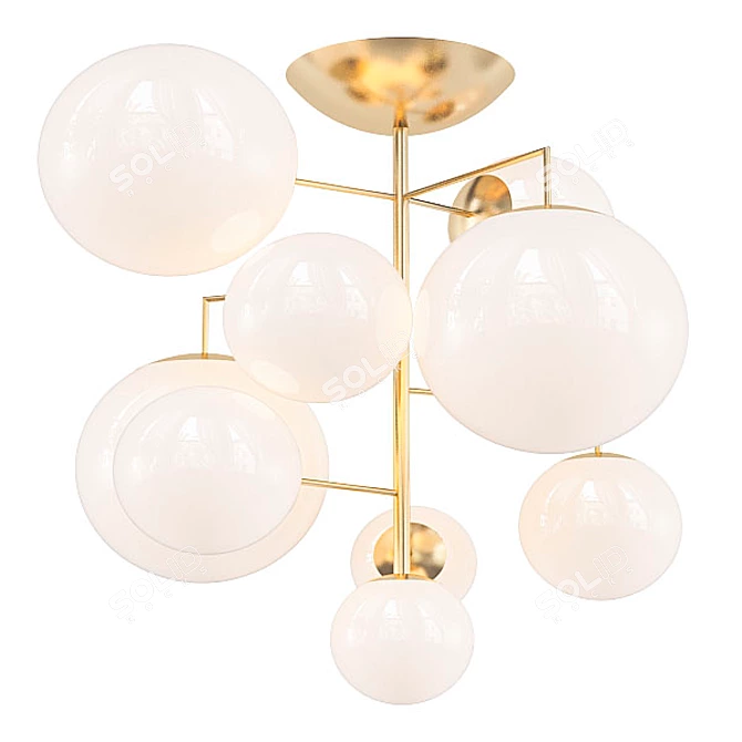 Contemporary Chandelier Collection 3D model image 2