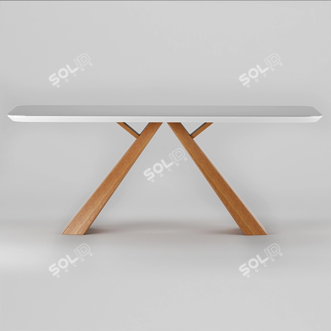 Modern Carol Table: Elegant and Functional 3D model image 1