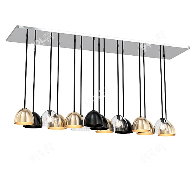 Modern Pendant Light Collection 3D model image 2