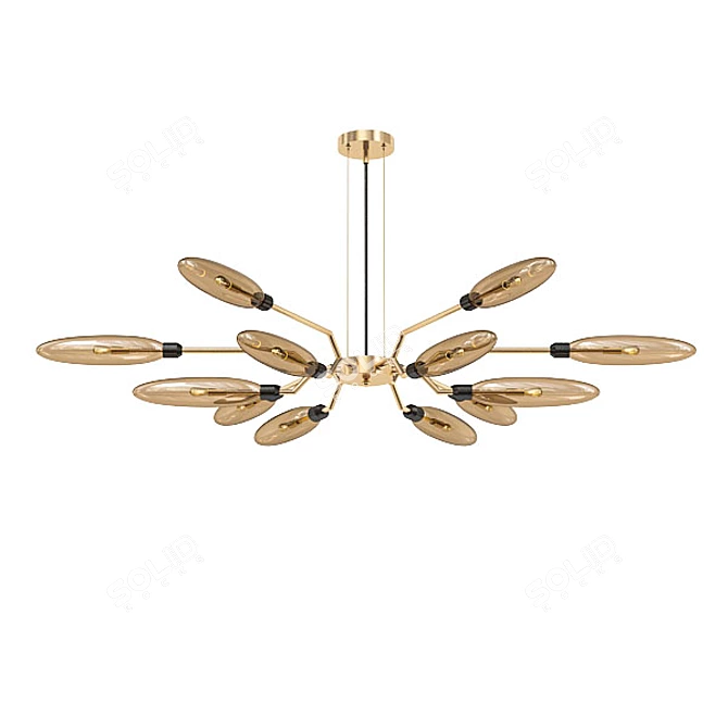 Modern Chandelier Collection 3D model image 3