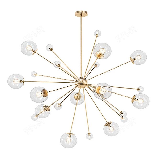 Modern Chandelier Collection 3D model image 5