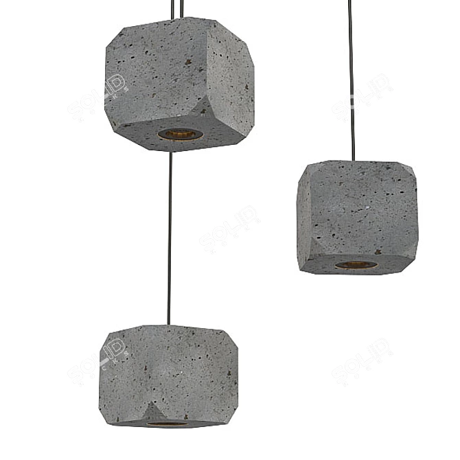 Modern Chandelier Collection: Cantori RIALTO, ILFARI BALLROOM, INDELAGUE ROXO Lighting CONCEPT S 3D model image 1