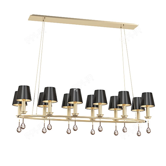 Modern Chandelier Collection 3D model image 5