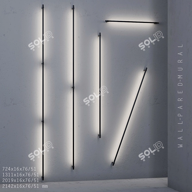 Grok TUBS Modular Wall-Pared-Mural 3D model image 1