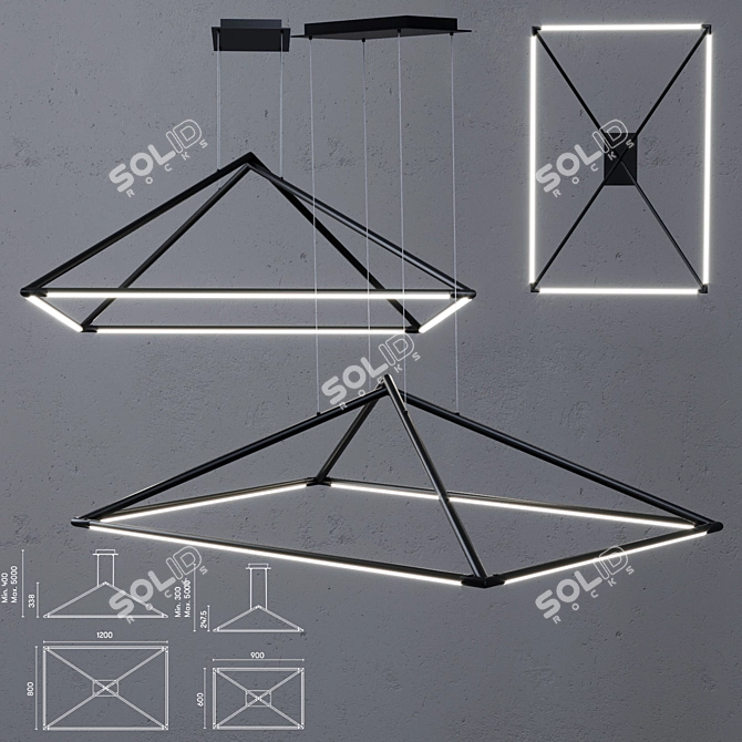 TUBS Tri-Pack: Grok Lighting Solution 3D model image 6