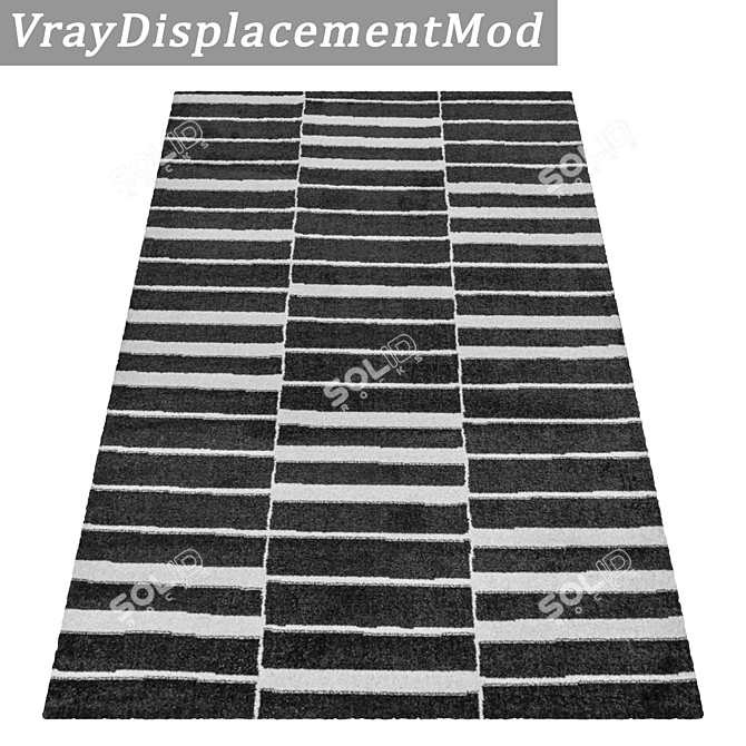 Luxury Carpet Set: High-Quality Textures, 3 Variants 3D model image 3