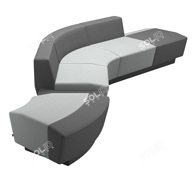 Modern COR Affair 05 Sofa 3D model image 2