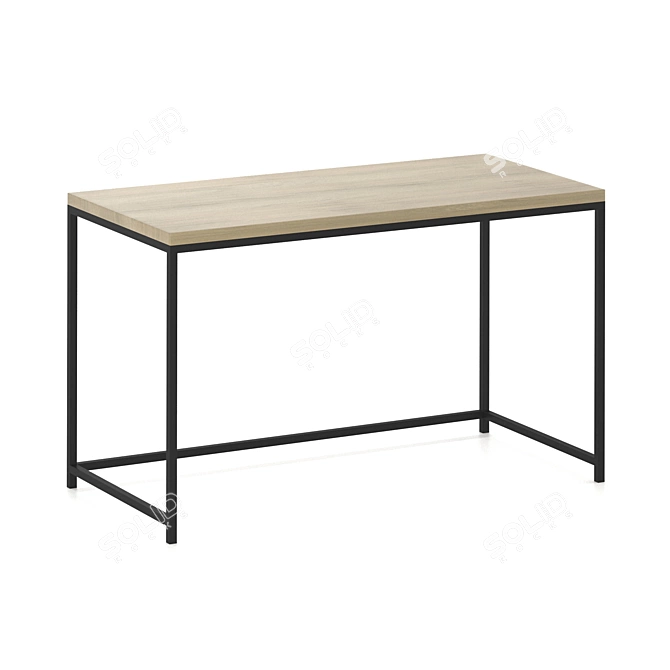 Vintage Loft Table 3D model image 4