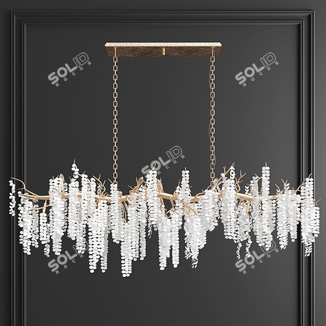 Ethereal Branching Chandelier 3D model image 3