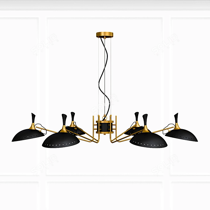 Contemporary Inspiration | Abbey Heritage Ceiling Light 3D model image 2
