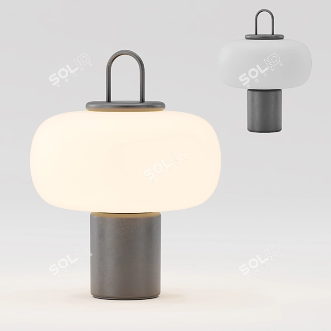 Portable Illumination: Nox Lamp 3D model image 6