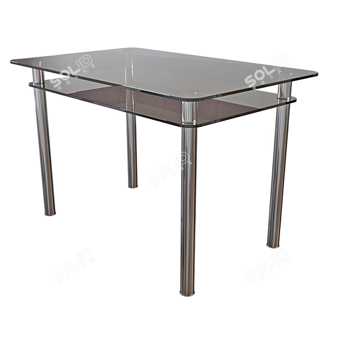 Modern PBR Table - 1100x700x720 3D model image 1