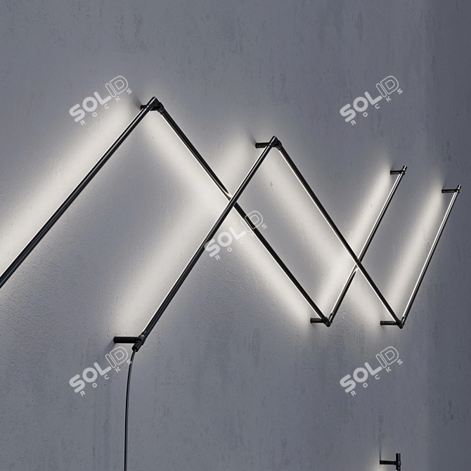 Grok Tubs Modular - Innovative Wall Lighting 3D model image 4
