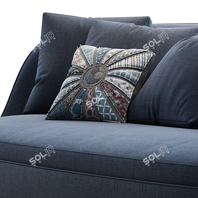 Elegant Dragonfly Sofa 3D model image 4