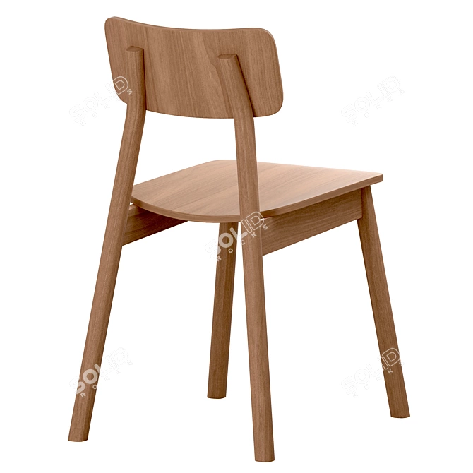 Dino Dining Chair: Elegant and Ergonomic Seating. 3D model image 4