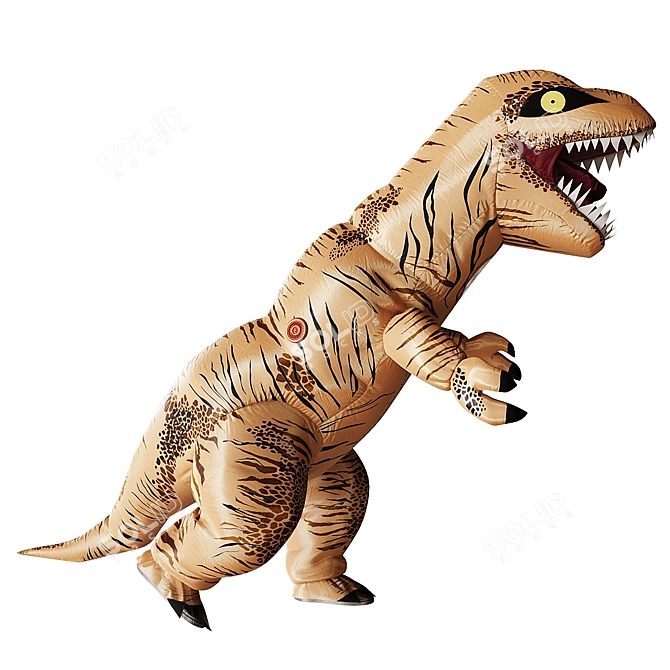 Title: Inflatable T-Rex Costume - Unleash the Dino! 3D model image 2