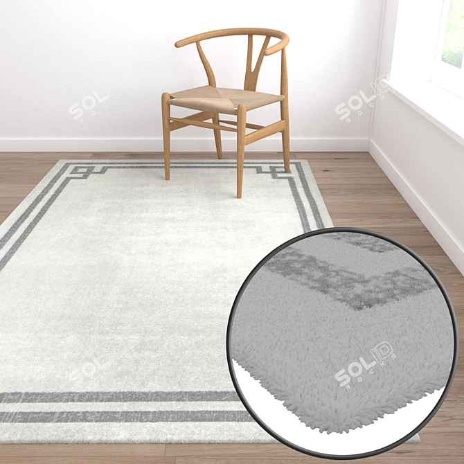 Luxury Carpet Set | High-Quality Textures 3D model image 5