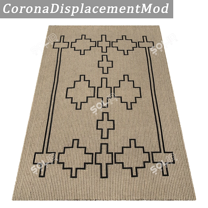 Luxury Carpet Set: High-Quality Textures for Stunning Décor 3D model image 4