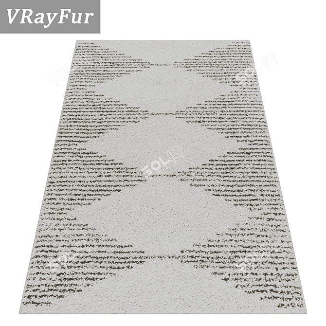 Luxury Carpets Set - High-Quality Textures 3D model image 2