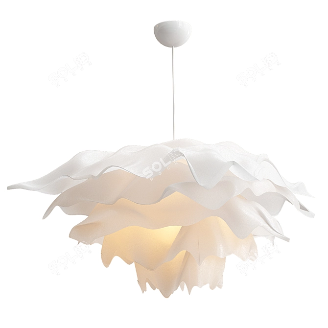 Elegant Chandelier Collection: Knappa, Krusning, Eichholtz Pulsar, Glass Leaf 3D model image 2