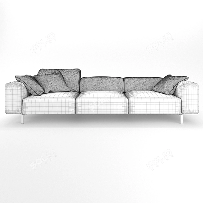 Scighera Ultra-Comfort Sofa 3D model image 4