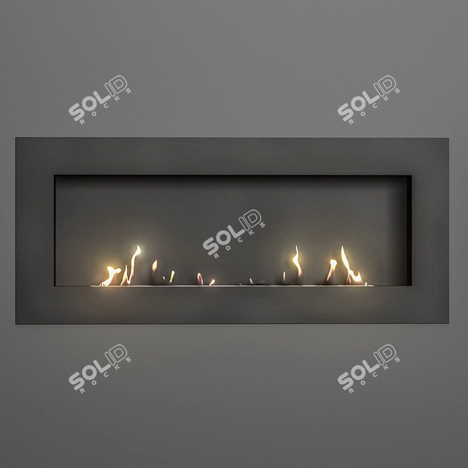 Zefire Bio Fireplace - Sleek and Stylish 3D model image 5