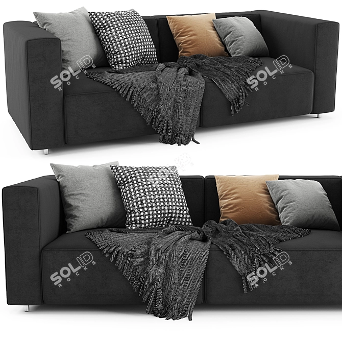 Modern BoConcept Carmo Sofa 3D model image 1