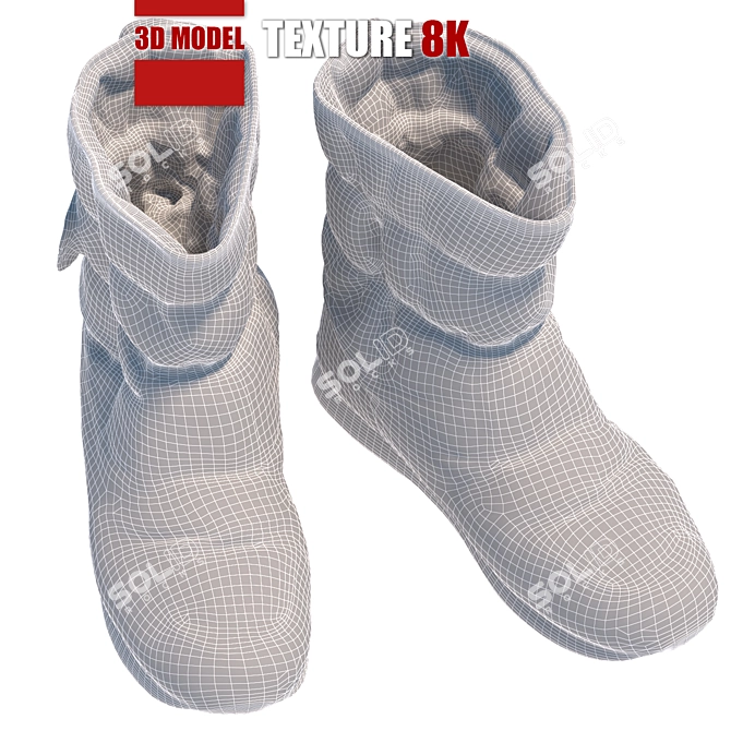 Title: Ultimate Men's 3D Boots 3D model image 3