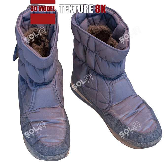 Title: Ultimate Men's 3D Boots 3D model image 5