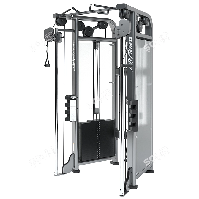 Versatile Fitness Training System 3D model image 1