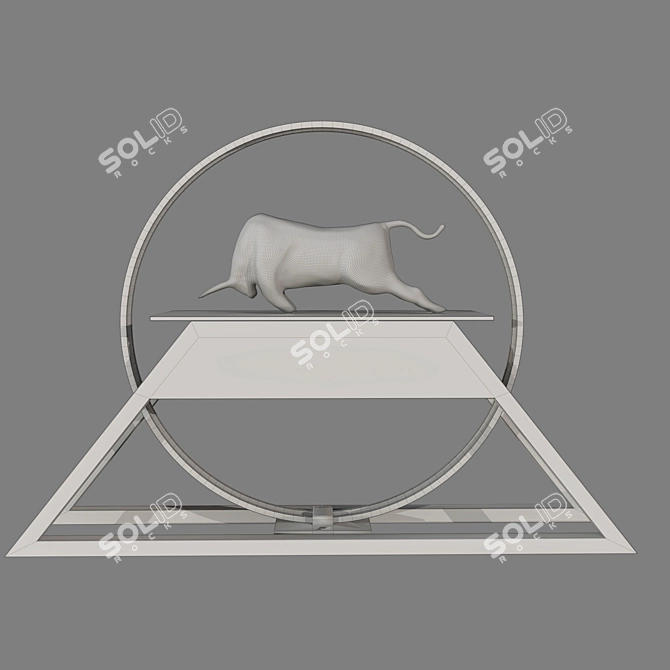 Majestic Bull Decor - Lighting 3D model image 5