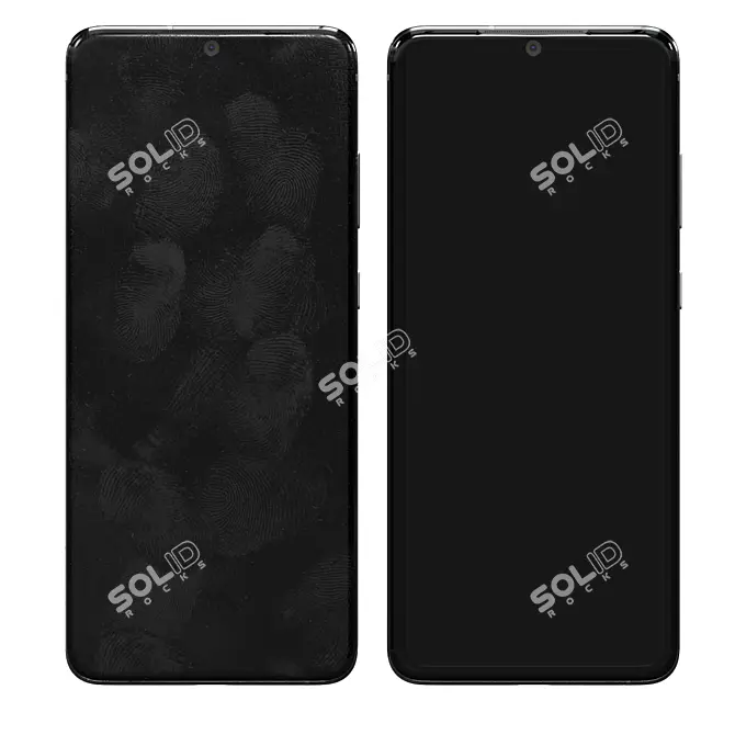 Samsung Galaxy S20: Black Beauty 3D model image 1