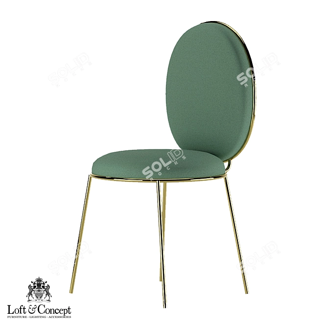 Loft Concept Chair STAY Dining 3D model image 1