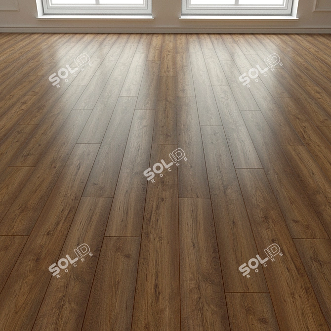 Natural Wood Parquet Laminate 3D model image 3