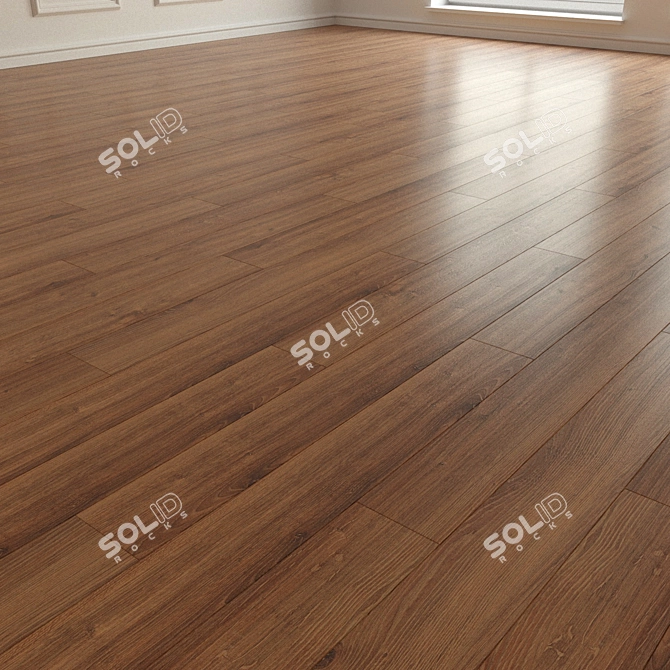 Natural Wood Parquet Laminate 260 3D model image 2