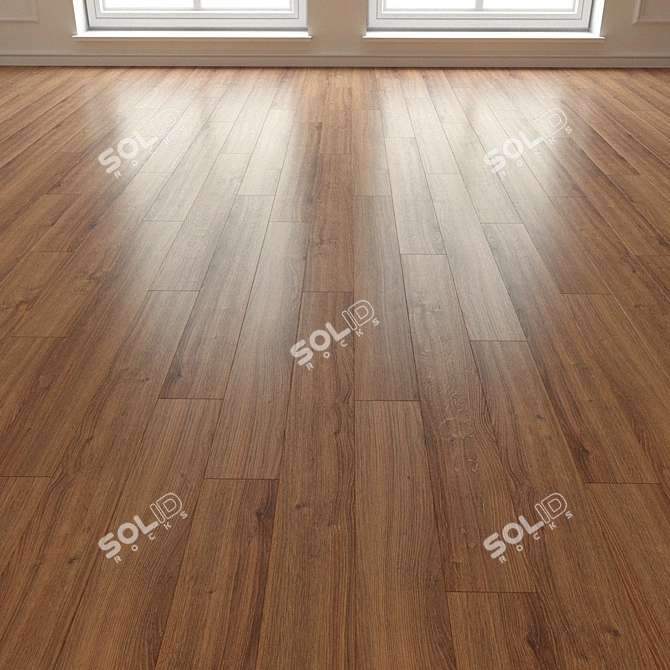 Natural Wood Parquet Laminate 260 3D model image 3